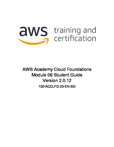 Aws module 6 student guide.  Study with Quizlet and memorize flashcards contain...