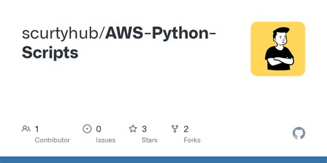 Aws python scripts github.  Connect with builders who understand your journey.  Jul...