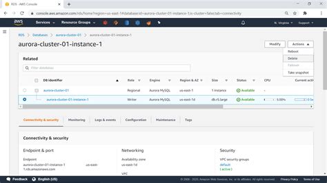 Aws rds delete cluster.  Quickly provision services without upfront costs to meet changing ...