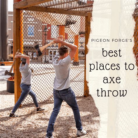 Axe Throwing in Pigeon Forge & Gatlinburg - Cabins For You