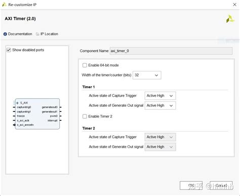 Axi timer documentation. The LogiCORE™ IP AXI Timer/Counter is a 32/ 64-bit timer mod...