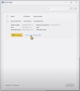 Axis camera default password reset.  Doorbird integration with AVYCON Record...