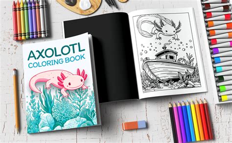 Axolotl Coloring Book
