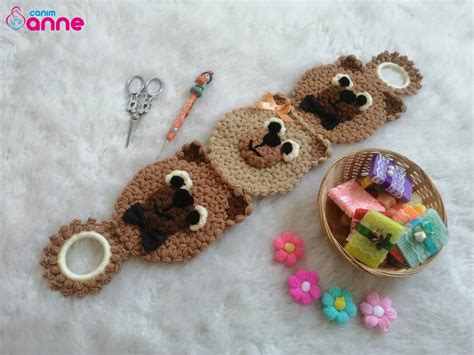 Ayıcıklı uzun lif yapılışı Canım Anne Diy tattoo, Handcraft . 
