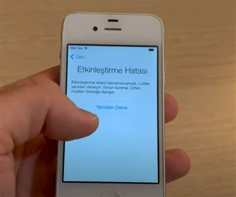 Ayarlama ve etkinleştirme iPhone.
