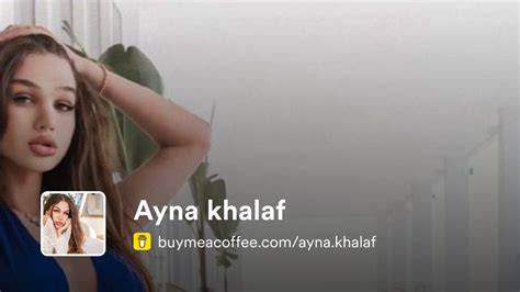 Ayna Khalaf Nudes