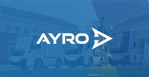 AYRO, Inc. designs and manufactures electric vehicles for closed campus mobility, low-speed urban and community transport, local on-demand and last-mile delivery and government use. The Company's vehicles provide the end user an alternative to internal combustion engine vehicles for light-duty uses, including low-speed logistics, maintenance ...
