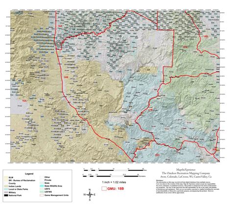 Az Game And Fish Unit Map Maping Resources