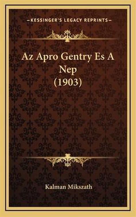 Az apró gentry és a nép. - Style manual for authors editors and printers 6th edition.