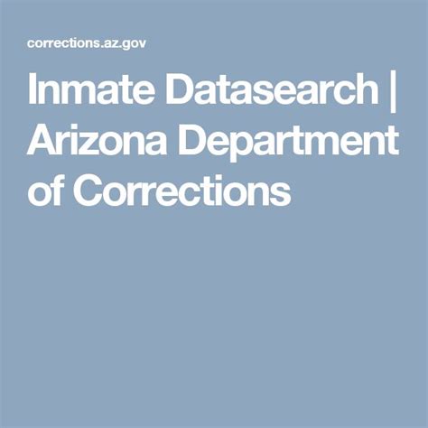 Arizona Department of Corrections Information. Address: 1601 W. Jefferson, Phoenix, AZ 85007 Phone: 602-542-5497. Other Arizona Inmate Records Arizona Sex Offender Search. The Arizona Department of Public Safety provides a search for sex offenders residing in Arizona.
