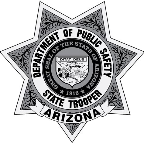 Az dept of public safety. Description. Black & White TQ-21 photo-target designed for Arizona Dept. of Public Safety. Features TQ-21PHX Target scoring shaded to not be seen will shooting at target. MIX & MATCH FOUR DIFFERENT TQ-21AZDPS TARGETS FOR BEST POSSIBLE DISCOUNTS. - Size: 23" x 35". 
