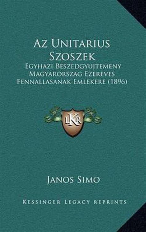 Az unitárius szószék: egyházi beszédgyüjtemény magyarország ezeréves. - Ingersoll rand ssr ep 75 owners manual.
