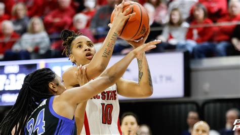 Aziaha James scores 20, Mimi Collins adds 18 and No. 14 N.C. State women beat Elon 90-35