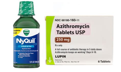 Azithromycin and nyquil. Things To Know About Azithromycin and nyquil. 
