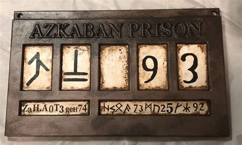 Azkaban Prison Sign 3D model 3D printable CGTrader