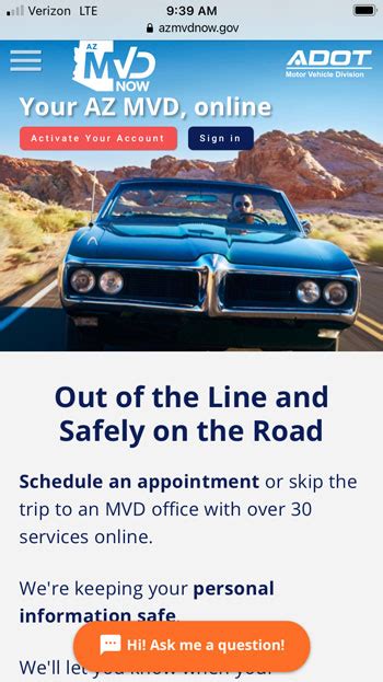 Use azmvdnow.gov to access many MVD services online. Renew your driver license, take practice driver exams, obtain an official Travel ID, and more. See the full list of online services to possibly save yourself a trip to an MVD office. . 