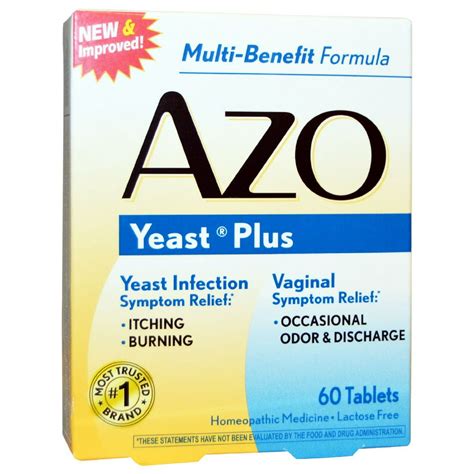 I have used Azo Yeast Plus Dual Relief Yeast Infection Treatment tablets in the past with great success. I like Azo products for their health and wellness benefits. The cranberry probiotic supplement for women also works really well. This product worked quickly, as expected, and was an affordable alternative to more invasive treatment options .... 