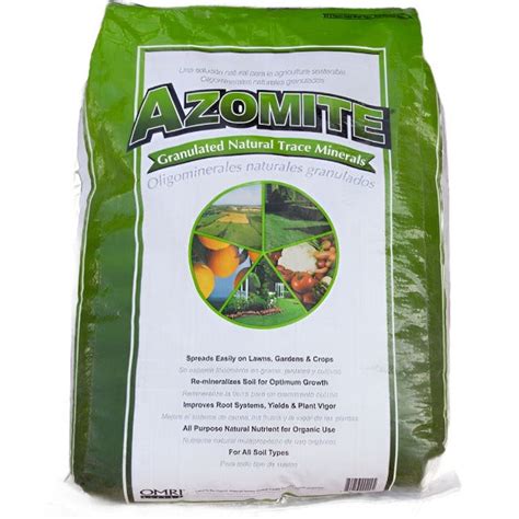 AZOMITE® is a broad spectrum natural mineral product mined from a unique deposit in Utah USA. The combination and quality of crystaline minerals found in AZOMITE® are distinct from any other mineral deposit in the world. AZOMITE® is used internationally as an OMRI approved nutrient additive and organic fertilizer for orchardsavailable in ...