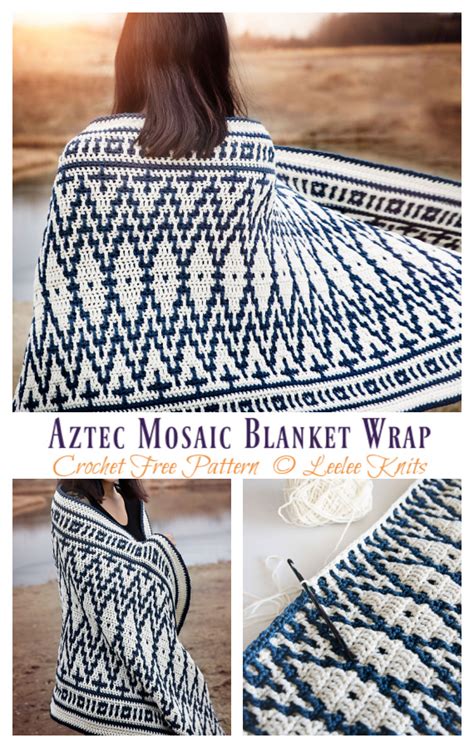 Aztec Knit Blanket Pattern
