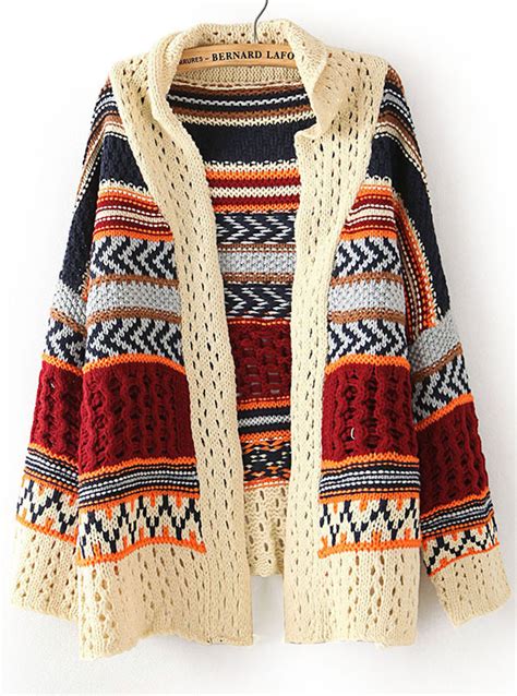 Aztec Tribal Pattern Cardigan Just 2