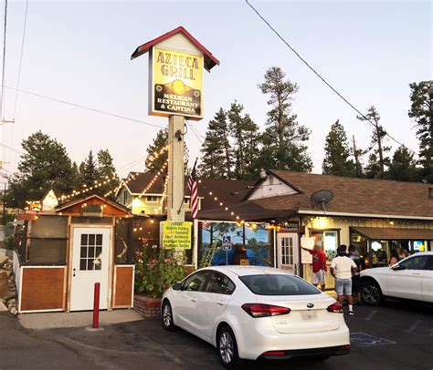 There are a lot of overpriced places in Big Bear Lake, but Azteca has good food at a fair price and doesn't try to be anything it isn't. Useful 1. Funny. Cool 1. Flo B. Fountain Valley, CA. 0. 26. 14. Dec 19, 2022. 1 photo. Every time we come to Big Bear we here. Food is excellent, the birria soup on a cold afternoon is amazing. Birria soup .... 