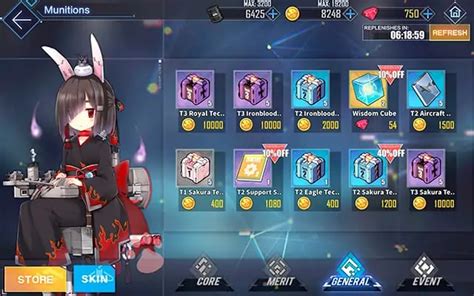 Azur lane resources.  This includes Cubes, EXP Packs, Cognitive Chips/Arrays, and Azur Lane R...
