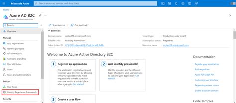 Azure b2c identity experience framework.  Mar 12, 2025 · I understand you are trying to enable...
