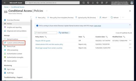Azure conditional access policy order.  After authentication, users receive a short-lived Ope...