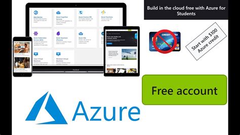 Azure student. Po vyčerpání kreditu budete platit jenom za to, co použijete nad rámec bezplatného množství služeb. S nabídkou Microsoft Azure for Students získáte kredit 100 USD při vytvoření bezplatného účtu. Není potřeba žádná platební karta a získáte 12 měsíců bezplatných služeb Azure. 