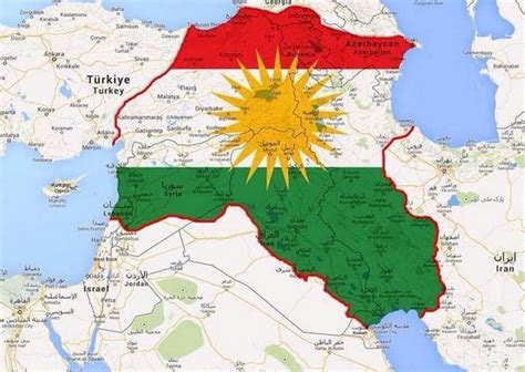 Büyük kürdistan haritası 2017