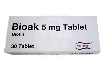 BİOAK 5 mg tablet.