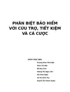 Bảo hiểm Với Cứu Trợ Tiết Kiệm Và Cá Cược: Chiến Lược Gấp Ba Để Vững Vàng Tài Chính