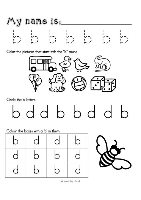 B And D Reversal Worksheets Samples