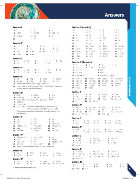 B Answer Mathematics Amscos