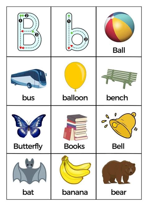 B Initial Words PDF