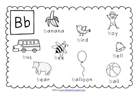 B Is For… Worksheets 99Worksheets