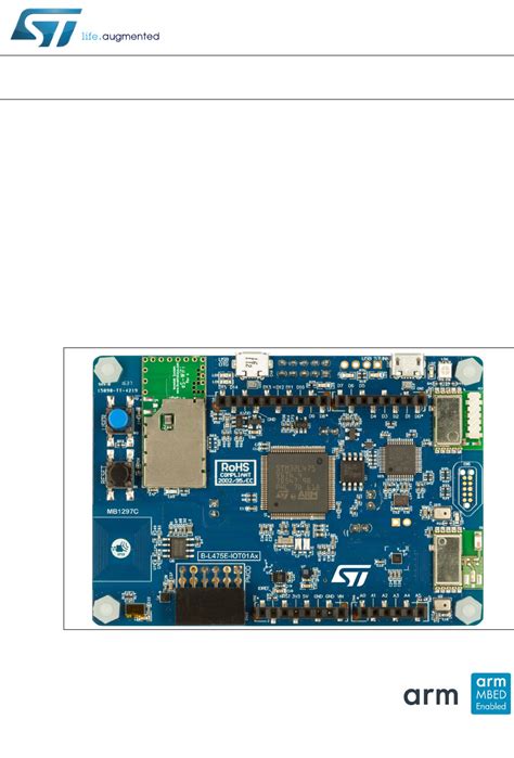 B L475e Iot01a User Manual Datasheet By Stmicroelectronics Digi Key Electronics