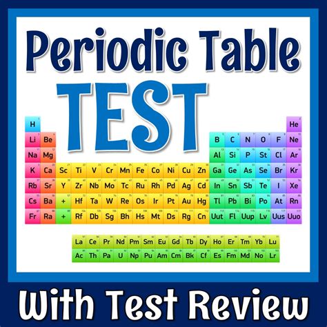 B Test The Periodic 6 Table Answers