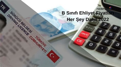 B ehliyet fiyatları 2022