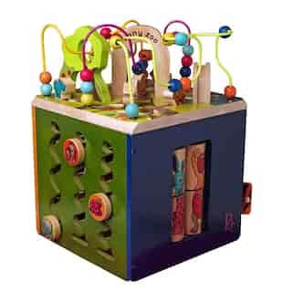 B. Wooden Activity Zany Zoo Alpha Cube - Indigo Books …