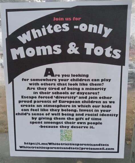 B.C. cities condemn posters found touting ‘whites only’ kids’ playtime
