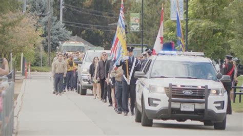B.C. firefighters honour fallen colleague Zak Muise at memorial and on frontline