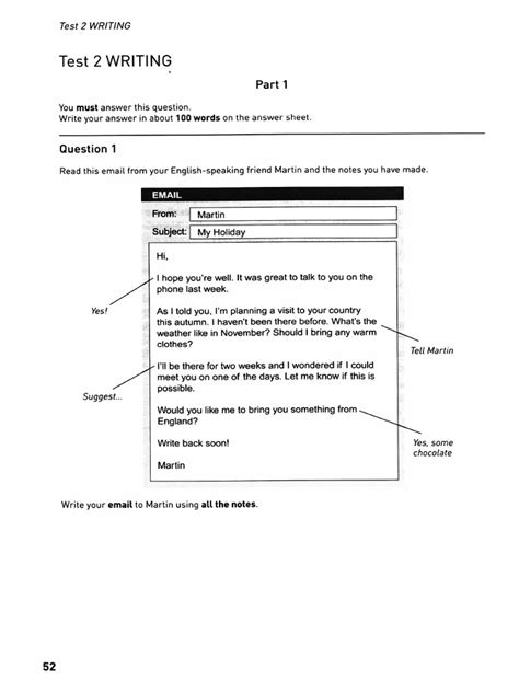 B1 speaking test sample.  Preparation exercise for B1 Preliminary, Writing Part, Exampl...