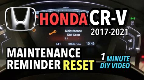 In this video, I will show you how to perform a B-1 maintenance procedure on a Honda CR-V 2017-2020 5th generation 1.5 Liter engine. The maintenance main it.... 