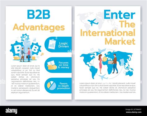 B2B Advantages brochure template Stock Vector Image & Art Alamy