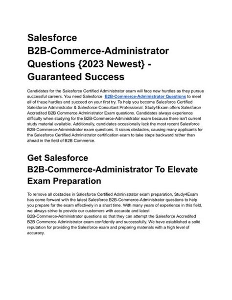B2B-Commerce-Administrator Fragenkatalog