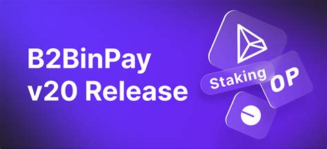 B2BinPay v20: Enhancing User Experience and Flexibility