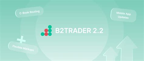 B2Broker Launches B2Trader 2.2: C-Book Order Routing, Enhanced Trading Control And Mobile Upgrades
