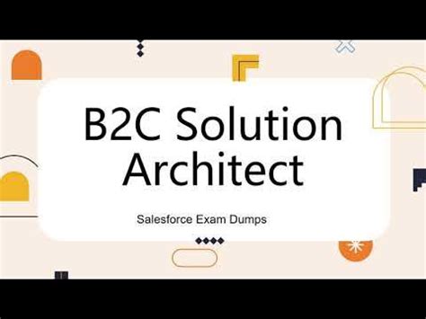 B2C-Solution-Architect Dumps