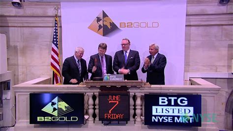 B2Gold Corp. to List on the NYSE MKT Exchange